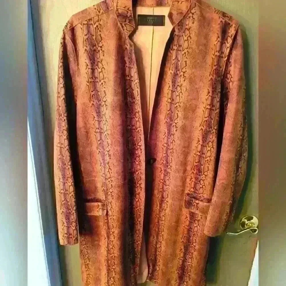 BlankNYC faux suede animal print Jacket sz Medium - Picture 3 of 5